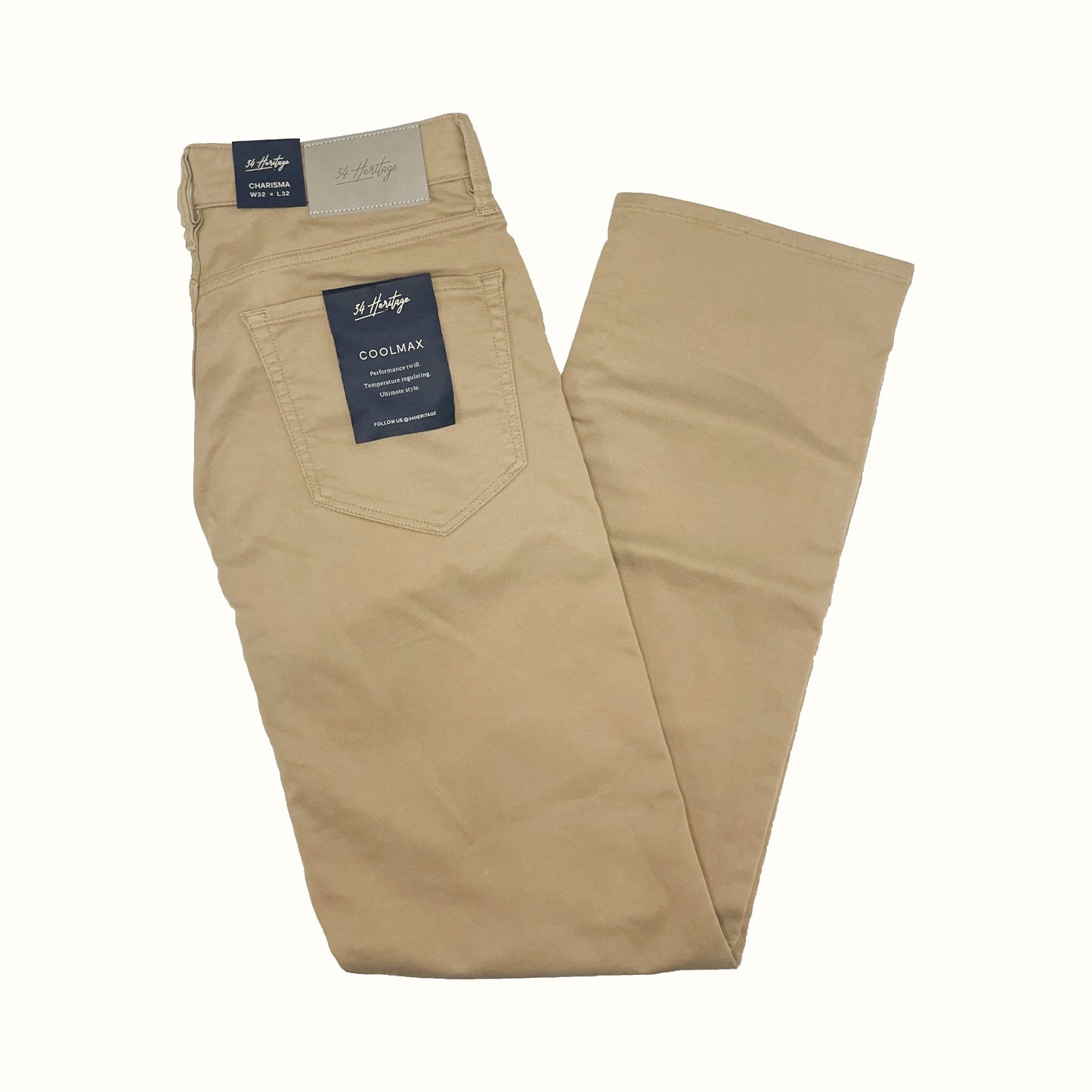 Charisma 5pkt Coolmax Slack, Khaki