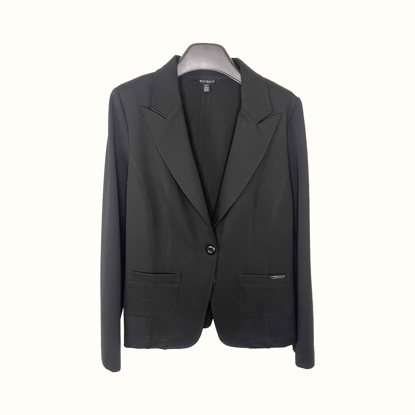 Ponte Knit Blazer, Black