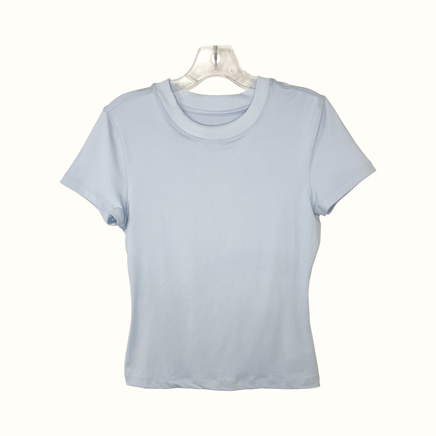 Core Crew Neck Tee, Blue Ash