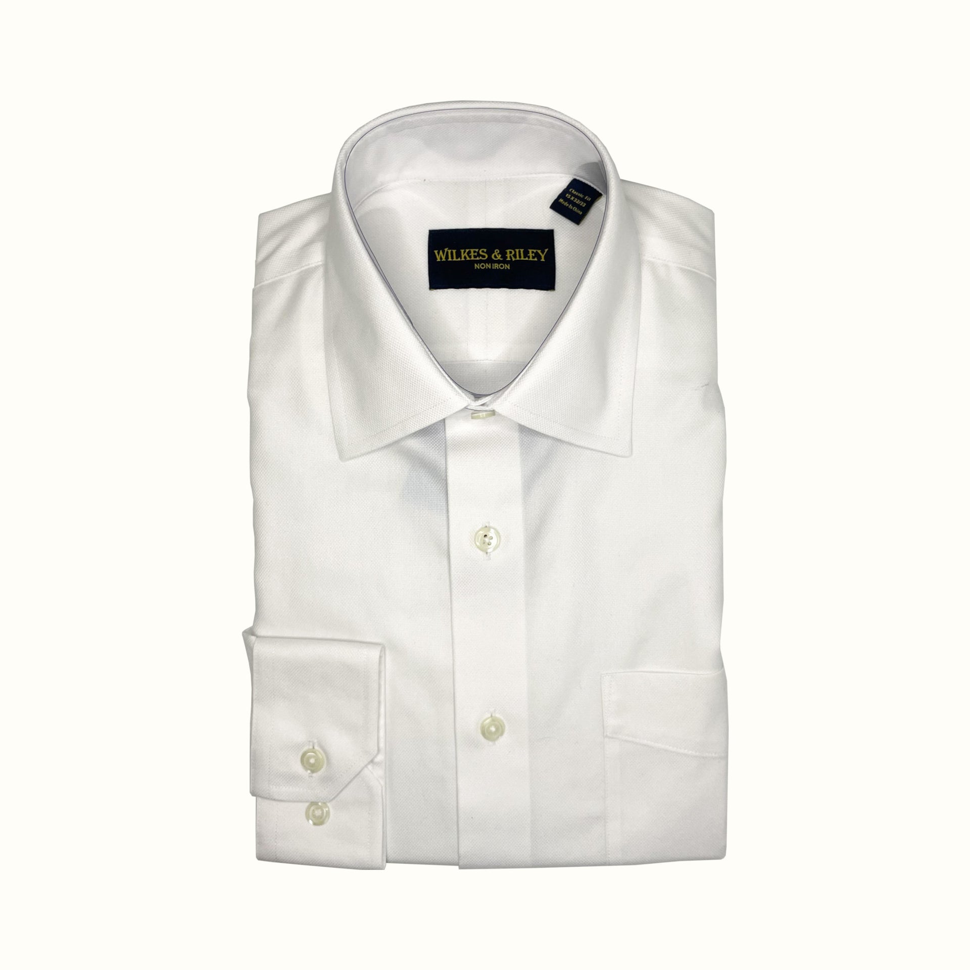 collar dress shirts Spread Collar Classic Fit Oxford Dress Shirt, White – Moorman Clothiers